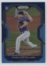 2021 Panini Prizm Blue & Carolina Blue Prizm Ryan Castellani #91 10ou