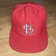 Vintage YOUTH St. Louis Cardinals Red 90s Snapback Hat Cap Retro MLB Boys/Kids