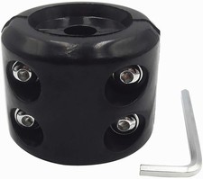 Winch Stopper Cable Hook Rubber Stopper Winch Line Saver with Allen WrenchBlack