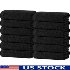 Super Fine Cotton Washcloths Lightweight Absorbent Eco Friendly Towel Set New