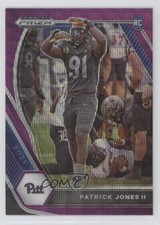 2021 Panini Prizm Draft Picks Purple Wave Prizm Patrick Jones II #130 ke4