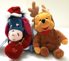 VINTAGE Winnie the Pooh  Eeyore Mini Bean Bags; set of 4 NEW with tags