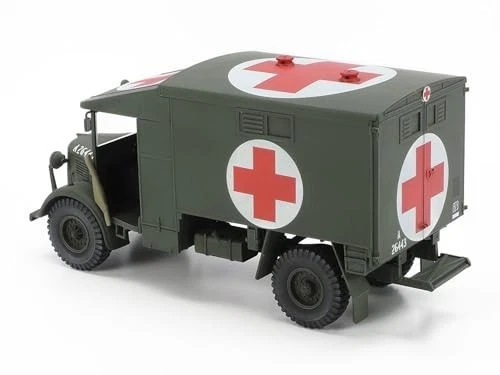 TAMIYA 1/48 miniatura militare n.105 BRITISH 2-TON 4x2 AMBULANZA 32605 JAPAN81 - Immagine 3 di 4