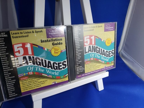 51 Languages of the World Windows or Mac (CD-ROM, 1999, 2 Discs) Never used - Picture 1 of 1
