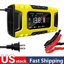 Smart 10a 12v24v Battery Charger Maintainer Desulfator With Temperature Sensor