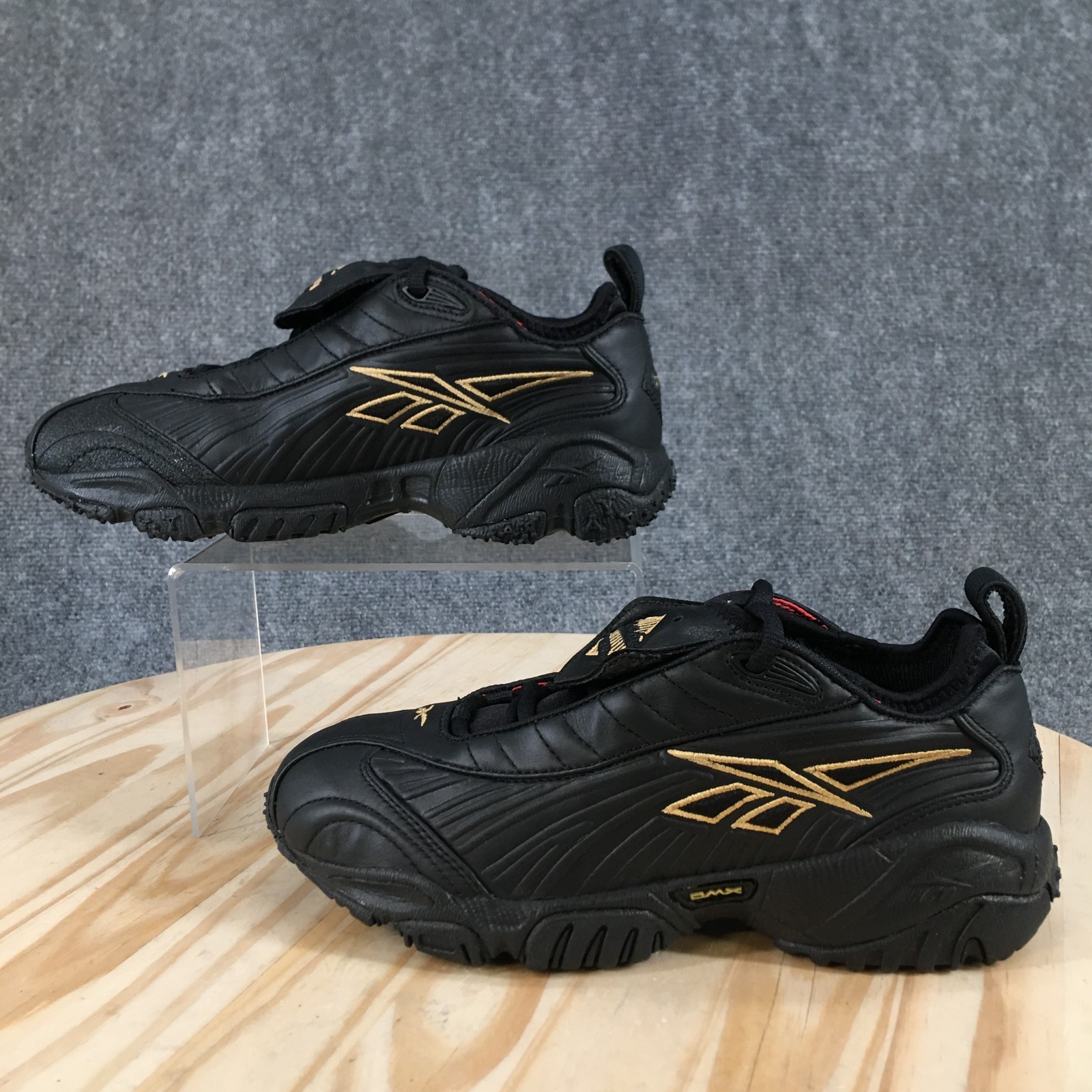 Reebok Shoes Men 7 Answer III Sneaker Black Lace Up Low Top Comfort Athletic NEW