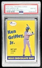 1989 Pacific Trading Card Ken Griffey Jr Candy Bar Yellow Rookie RC PSA 8