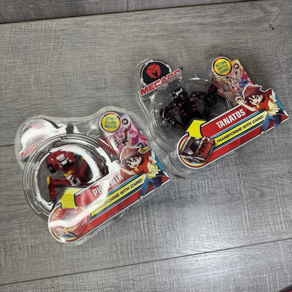 Mecard LOT X2 Tanatos And Phoenix Transforming Robot Toy  New without Cardback - Image 4 of 4
