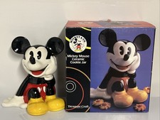 Vintage Disney Treasure Craft Mickey Mouse 12'' Ceramic Cookie Jar