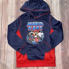 Boys Size 6 Jumping Beans Nintendo Mario Kart Active Fleece Hoodie