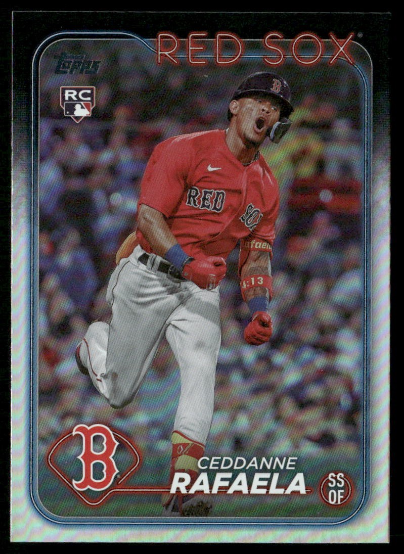 Ceddanne Rafaela 2024 Topps #313 Rainbow Foil Rookie Card RC