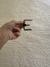 Letter E Branding Iron for Steak, Buns, Wood Leather