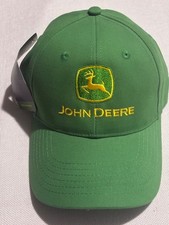 John Deere Green Cotton Baseball Cap With Emb...