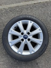 1X FORD FIESTA 15” ALLOY WHEEL 2008 - 2016 GENUINE OEM With New Tyre