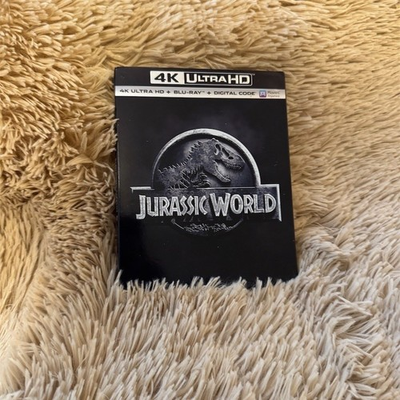 #ad Jurassic World 4K UHD Blu ray Blu ray Digital Code w Slipcover HDR $14.00