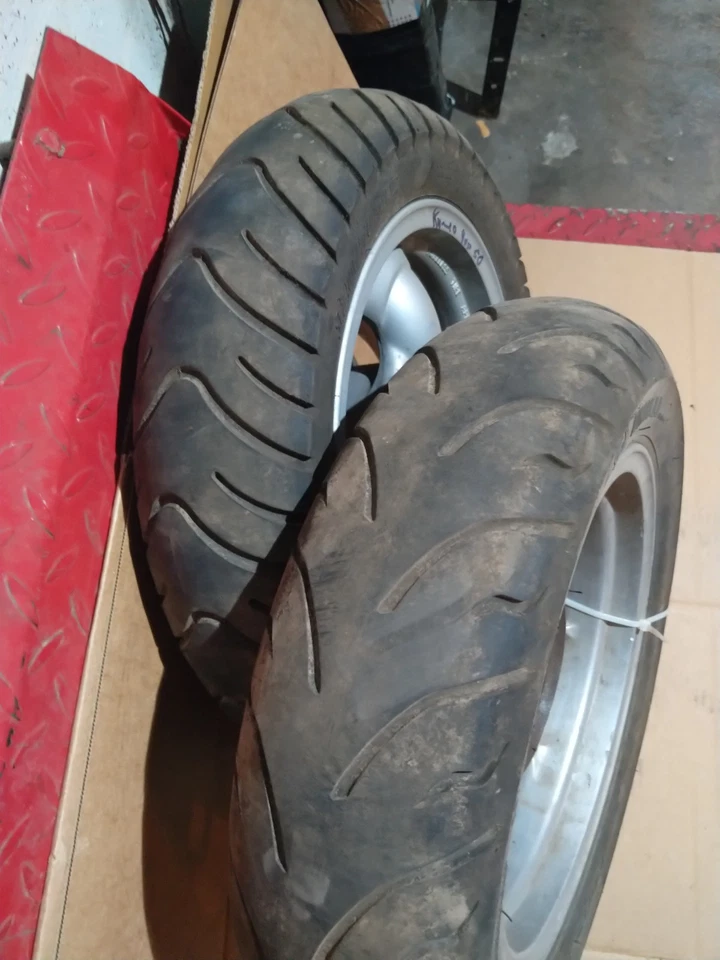 Felgen+Reifen hinten vorne Kymco Jupp 50 12 Zoll - Bild 4 von 4