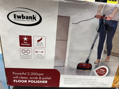 #ad Floor CleanerScrubberand Polisher23 ft. Cord Missing Scrubbing Brush Plates $122.41