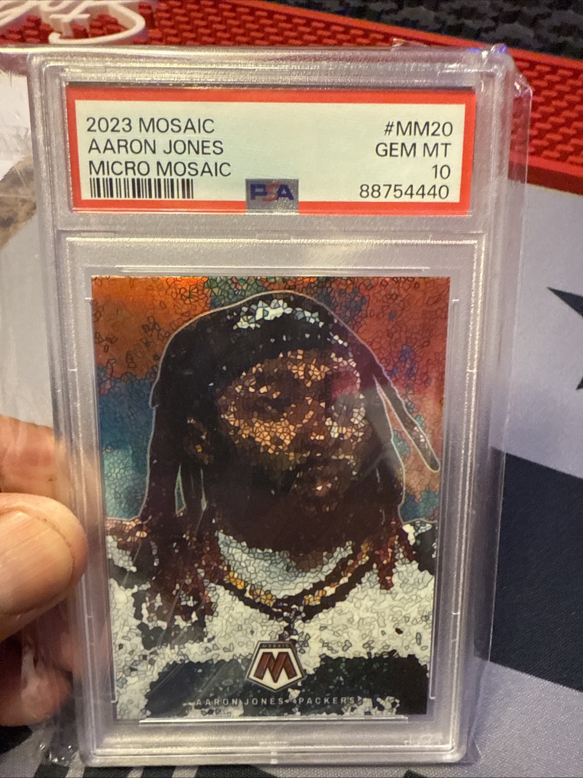 Aaron Jones 2023 Mosaic #MM-20 Micro Mosaic /(SSP) Price