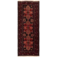 New Afghan Handmade Tribal Runner Kitchen Rug 2'10x7'0, Wool Entryway Rug G35522