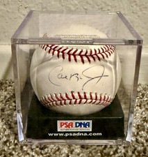 MLB HOF Cal Ripken Jr. Signed Rawlings Baseball Sweet Spot PSA/DNA Orioles