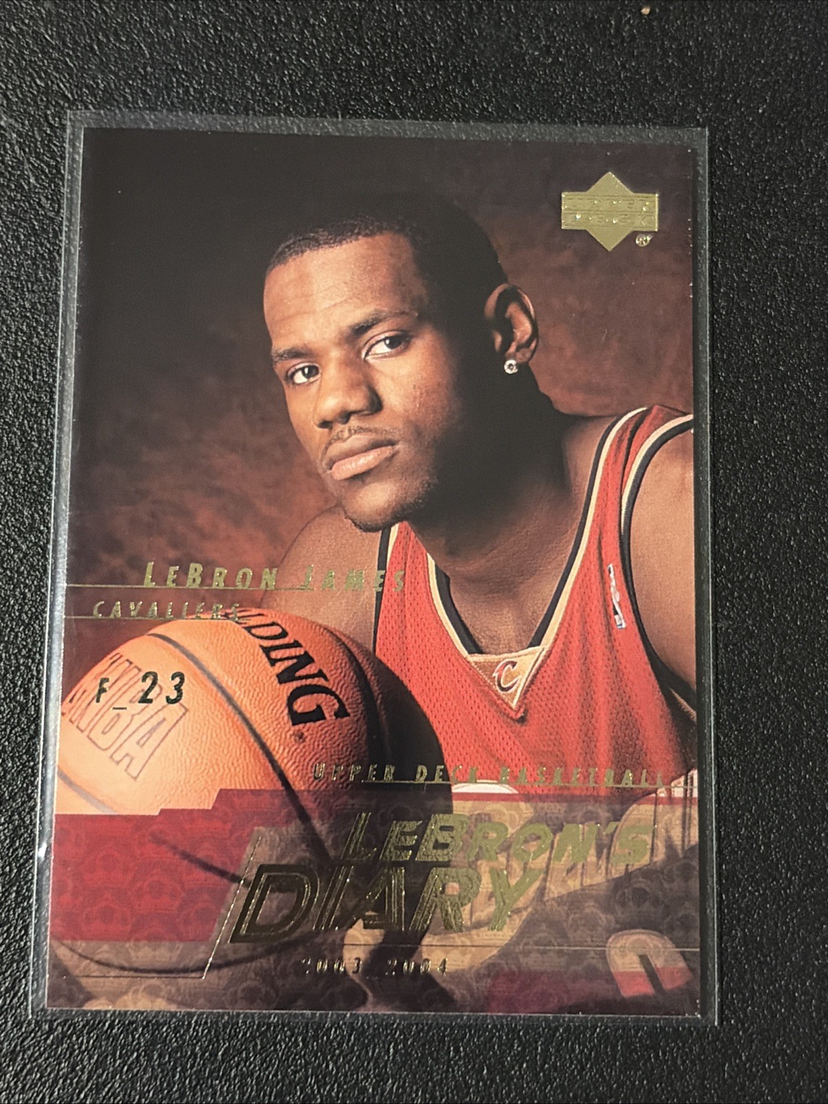 2003-04 Upper Deck - Lebron's Diary LeBron James #LJ10 (RC)