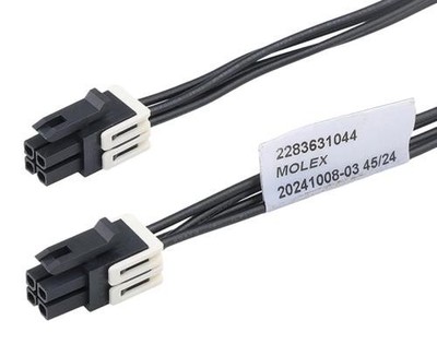2Pc MOLEX 228363-1042 Cable Assembly, Micro-Fit+ Receptacle to Micro-Fit+ R