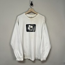 Vintage 90s Alien Workshop Early OG Skate Tee Distressed Window Screen Tee - XXL