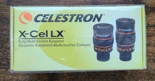 CELESTRON X-CEL LX 1.25" 18mm *BRAND NEW* VISUAL LENS EYEPIECE