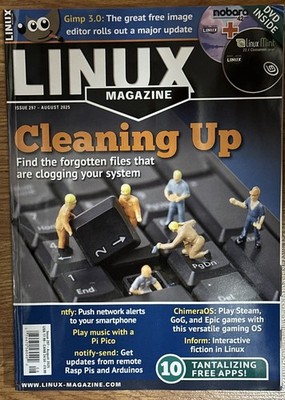 Linux Format Magazine Issue 297 August  2025 Cleaning Up
