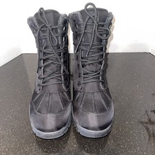 Black High Motorcycle Or Work Boots. New