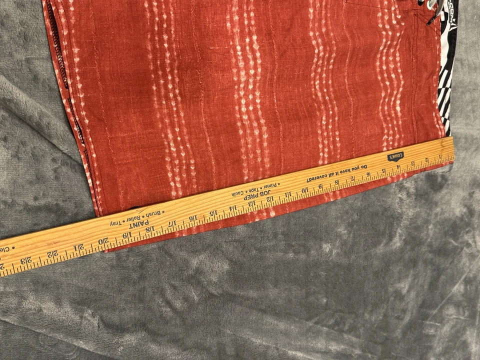 Volcom Board Shorts Mens 38 Red 4 Way Stretch Swim Trunks Surf Beach Pocket - Image 3 of 4