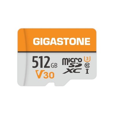 GIGASTONE 512GB Micro SD Card, for Surveillance, Security Camera, Action Came...