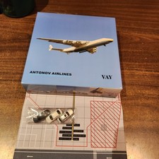 Antonov An-225 Mriya BIGGEST CARGO Airplane Model 1:400 Plane Aircraft NEW Bonus