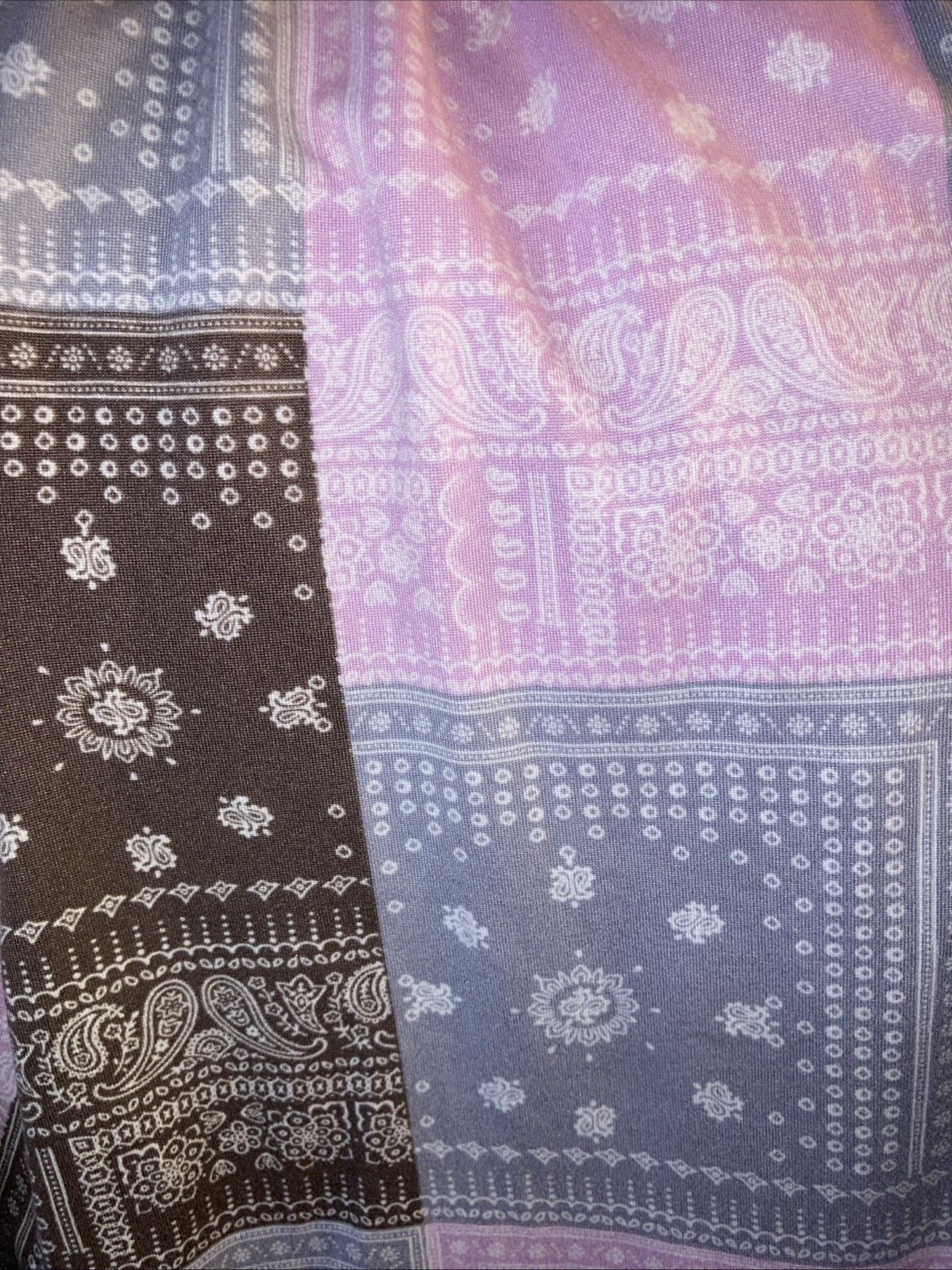 Women’s Any Body Patchwork Print Pattern Jogger P… - image 2