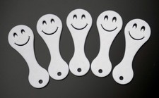 5x Einkaufswagenchip  sofort abziehbarer Eink...