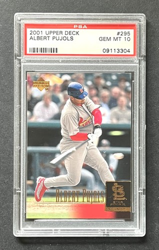 ALBERT PUJOLS 2001 Upper Deck Star Rookie #295 PSA 10 Gem Mint RC