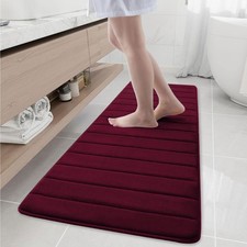 Buganda Memory Foam Bath Mat 59"x20", Ultra Soft, Non-Slip Bathroom Rugs Washabl