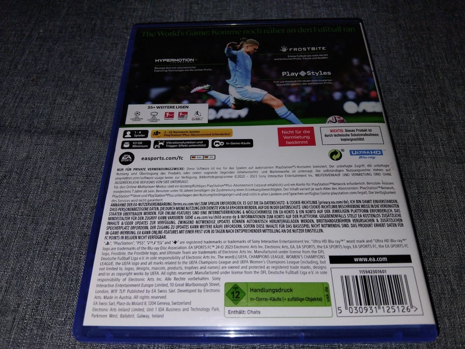Sony PlayStation 5 - EA SPORTS FC 24 - nur CD, Foto 2 von 3