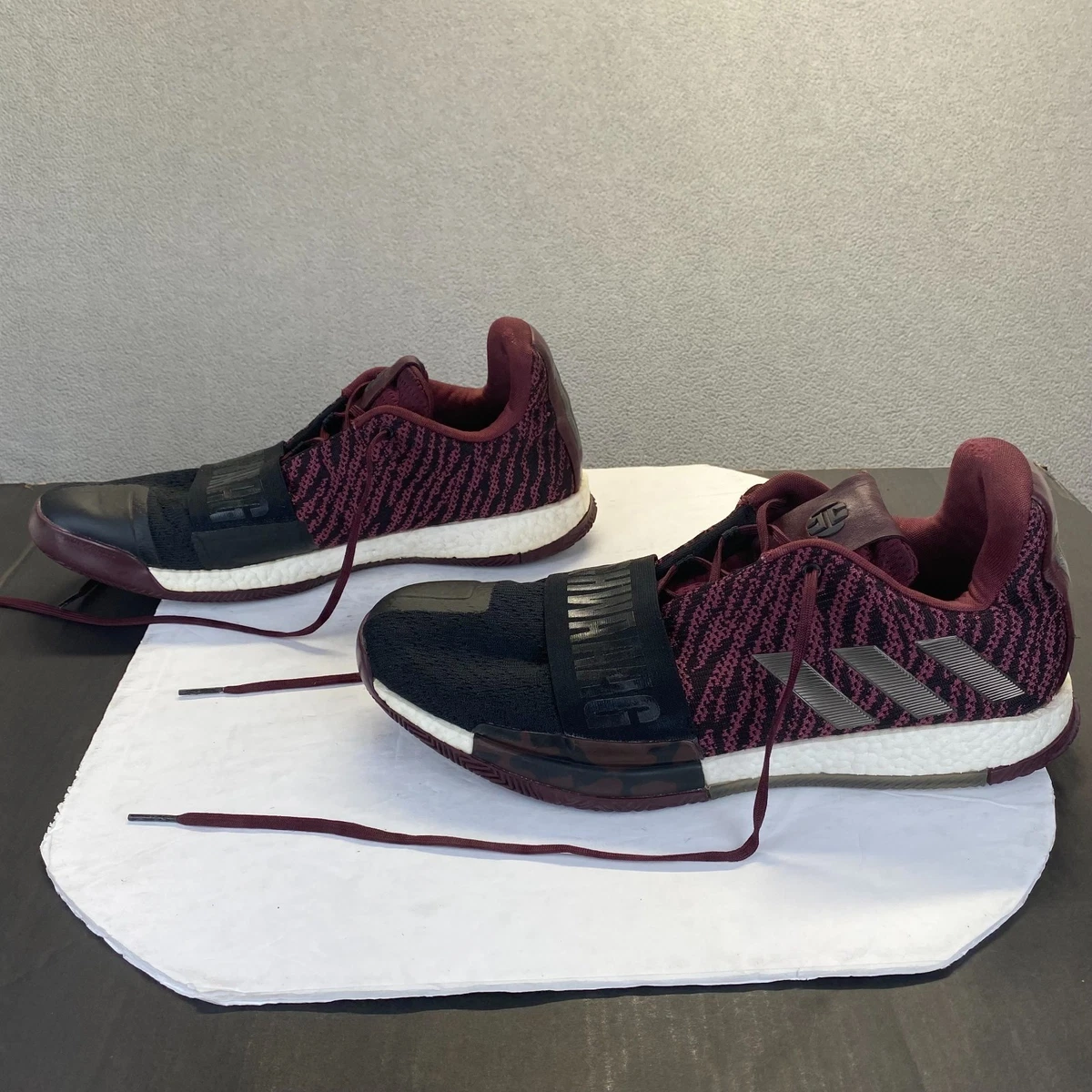 ADIDAS JAMES HARDEN VOL. 3 Playoff Maroon Mens Athletic Shoes Basketball Size 18 Adidas Harden Vol. 3 Playoffs for sale | eBay main image 3
