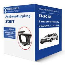 Hook Anhängerkupplung starr für DACIA Sandero Stepway I AHK