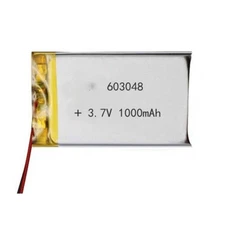 2Pcs 3.7V 1000Mah 603048 Li-Polymer Li Lipo Battery For MP4 LAPTOP