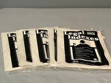 SEALED Genuine KLEER-FAX Legal Indexes Brief Exhibit Dividers