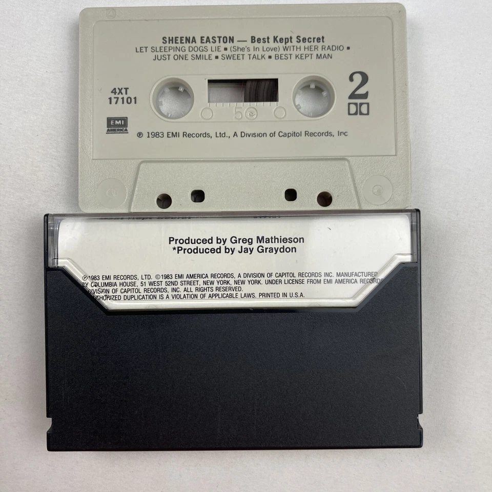 Sheena Easton CASSETTE TAPE Best Kept Secret 1983 RARE OOP Foto 2 de 2