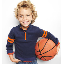 OshKosh B'Gosh Boys Half Zip Sweater sz 4/5 T