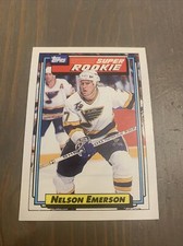 1992-93 (BLUES) Topps Gold #11G Nelson Emerson