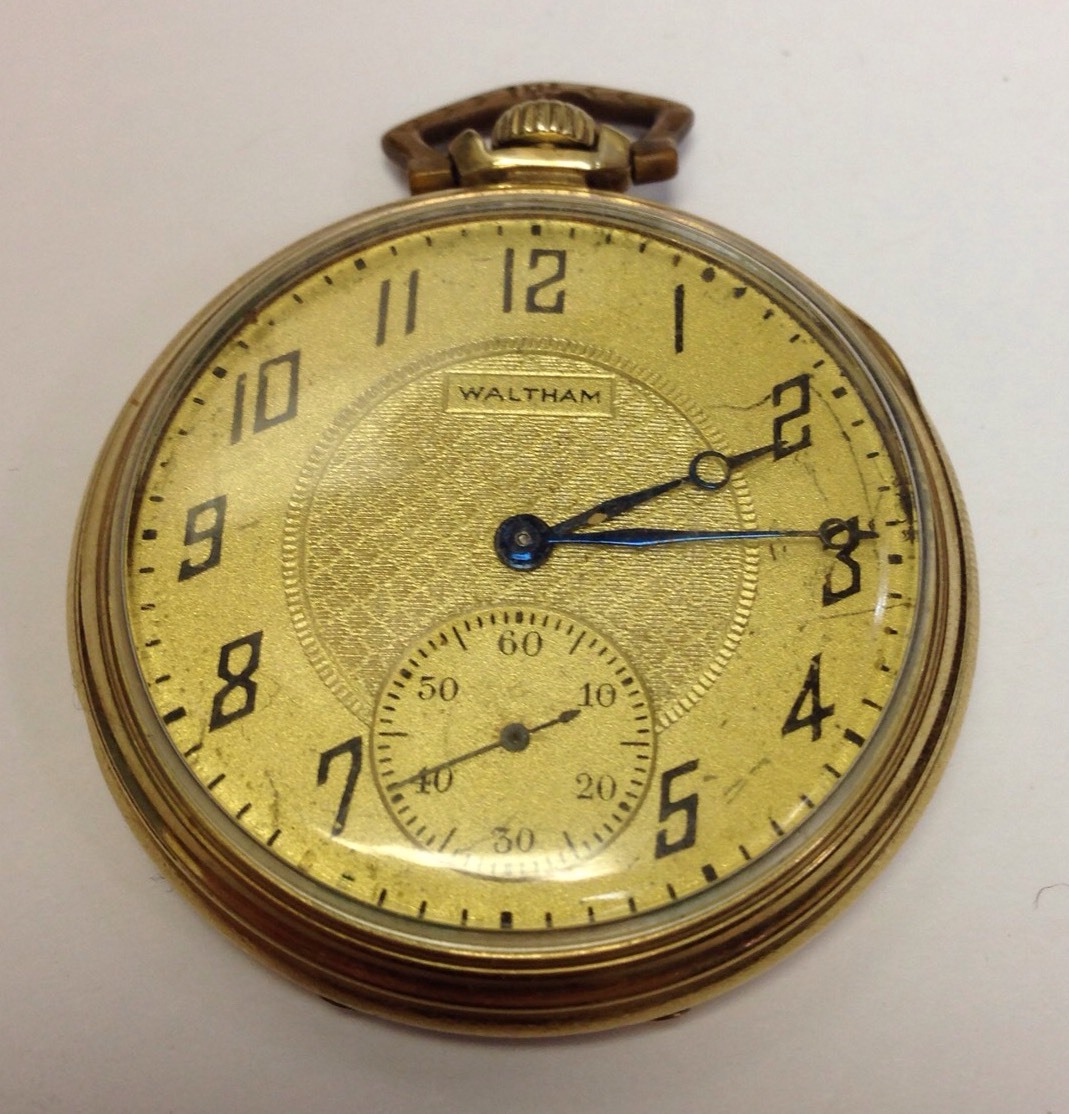ANTIQUE WALTHAM POCKET WATCH GOLD FACE 17 JEWELS FILLED | eBay