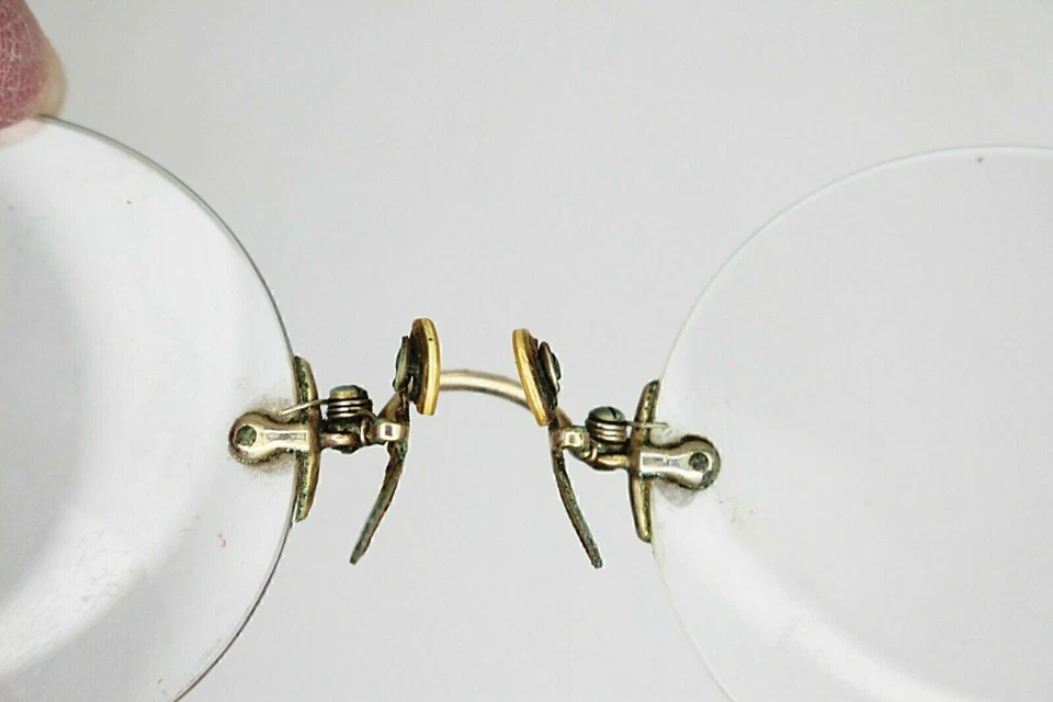 2 pares de gafas doradas True Vintage 1 marcado 1/10 12K GF otras sin marca sin brazos Foto 4 de 4