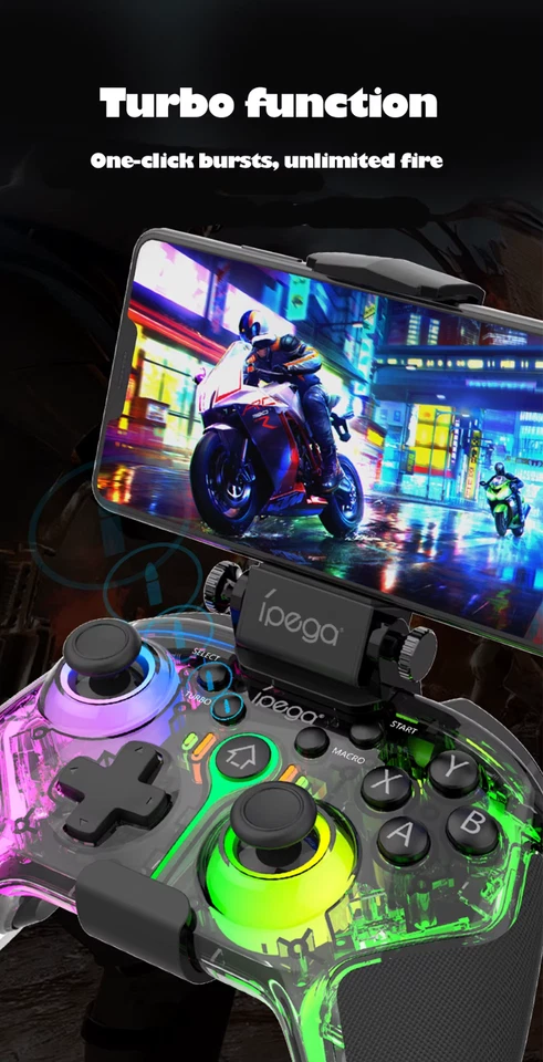 Ipega New Bluetooth Game Controller Touchpad Wireless Gamepad Joystick - Image 4 of 4