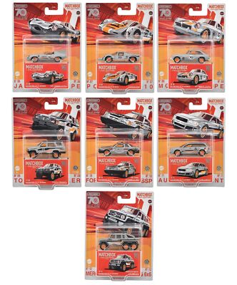 Matchbox Collector's Assortment 70th Special Edition Set of 8