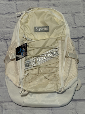 NEW Supreme FW23 3D Logo Backpack White One Size | eBay